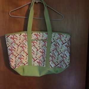 Anne Klein canvas tote bag